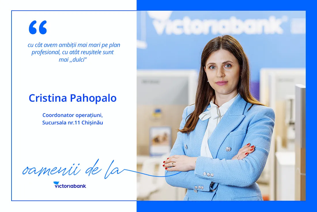 Victoriabank Cristina Pahopalo